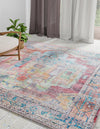 Zahara Oasis Collection Area Rug - Sahara Square Multi  lifestyle 187