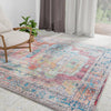 Zahara Oasis Collection Area Rug - Sahara Square Multi  lifestyle 217