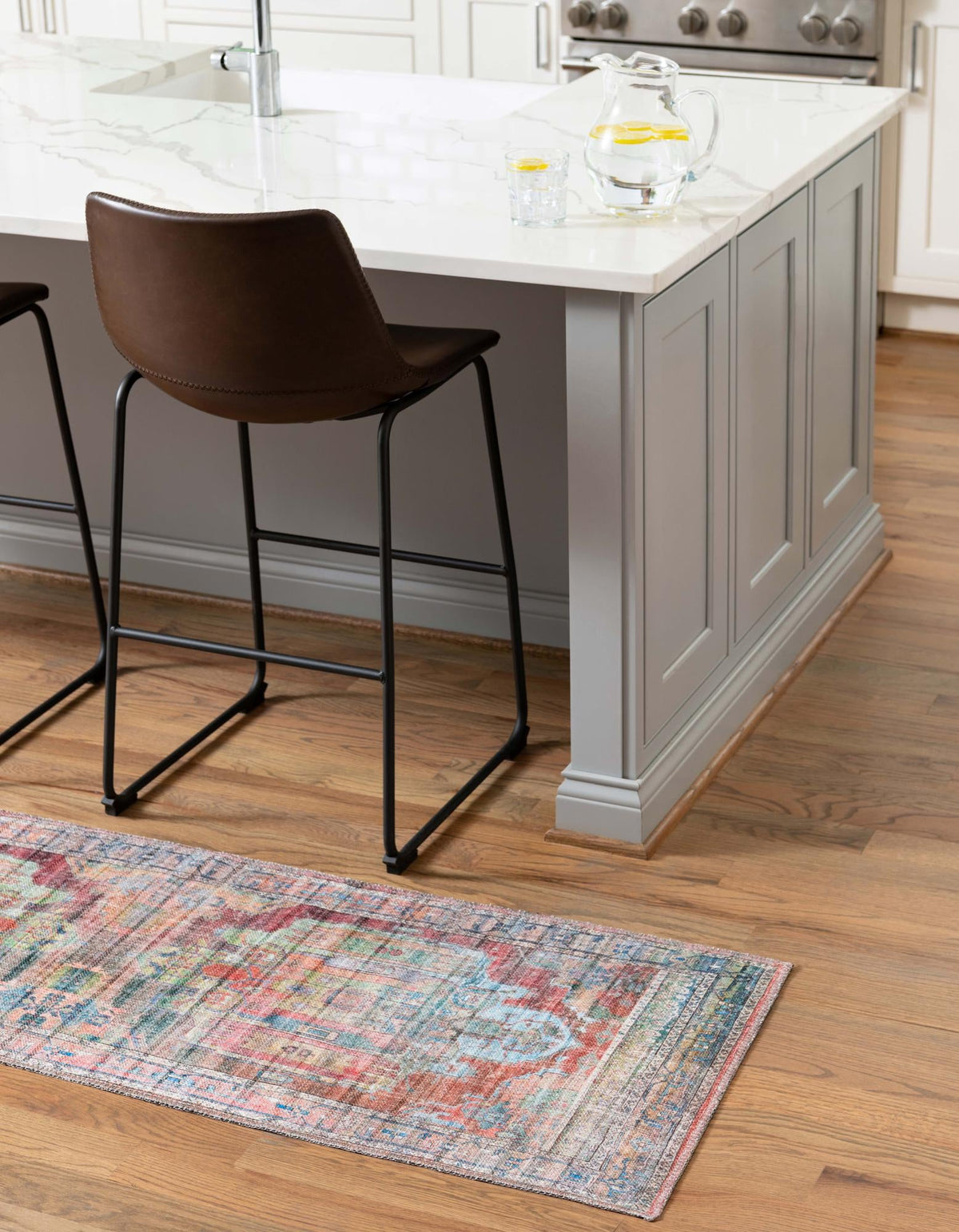 Zahara Oasis Collection Area Rug - Sahara Runner Multi  lifestyle 93