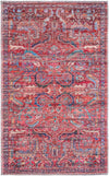 Zahara Oasis Collection Area Rug -  Tangier Rectangle Rust Red  lifestyle 2