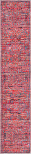 Zahara Oasis Collection Area Rug -  Tangier Runner Rust Red  lifestyle 55