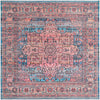 Zahara Oasis Collection Area Rug -  Fez Square Blue  lifestyle 58