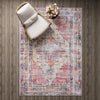 Zahara Oasis Collection Area Rug -  Rabat Rectangle Yellow Pink  lifestyle 29