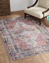 Zahara Oasis Collection Area Rug -  Rabat Rectangle Yellow Pink  lifestyle 20