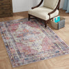 Zahara Oasis Collection Area Rug -  Rabat Rectangle Yellow Pink  lifestyle 31