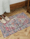 Zahara Oasis Collection Area Rug -  Rabat Rectangle Yellow Pink  lifestyle 4