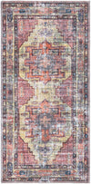 Zahara Oasis Collection Area Rug -  Rabat Runner Yellow Pink  lifestyle 37