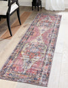 Zahara Oasis Collection Area Rug -  Rabat Runner Yellow Pink  lifestyle 42
