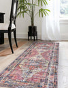 Zahara Oasis Collection Area Rug -  Rabat Runner Yellow Pink  lifestyle 47