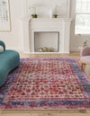 Zahara Oasis Collection Area Rug -  Meknes Rectangle Antique Pink  lifestyle 5