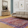 Zahara Oasis Collection Area Rug -  Meknes Rectangle Antique Pink  lifestyle 30