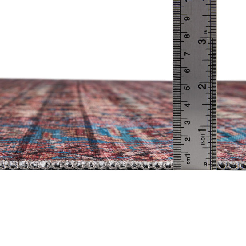 Zahara Oasis Collection Area Rug -  Meknes Rectangle Antique Pink  lifestyle 9