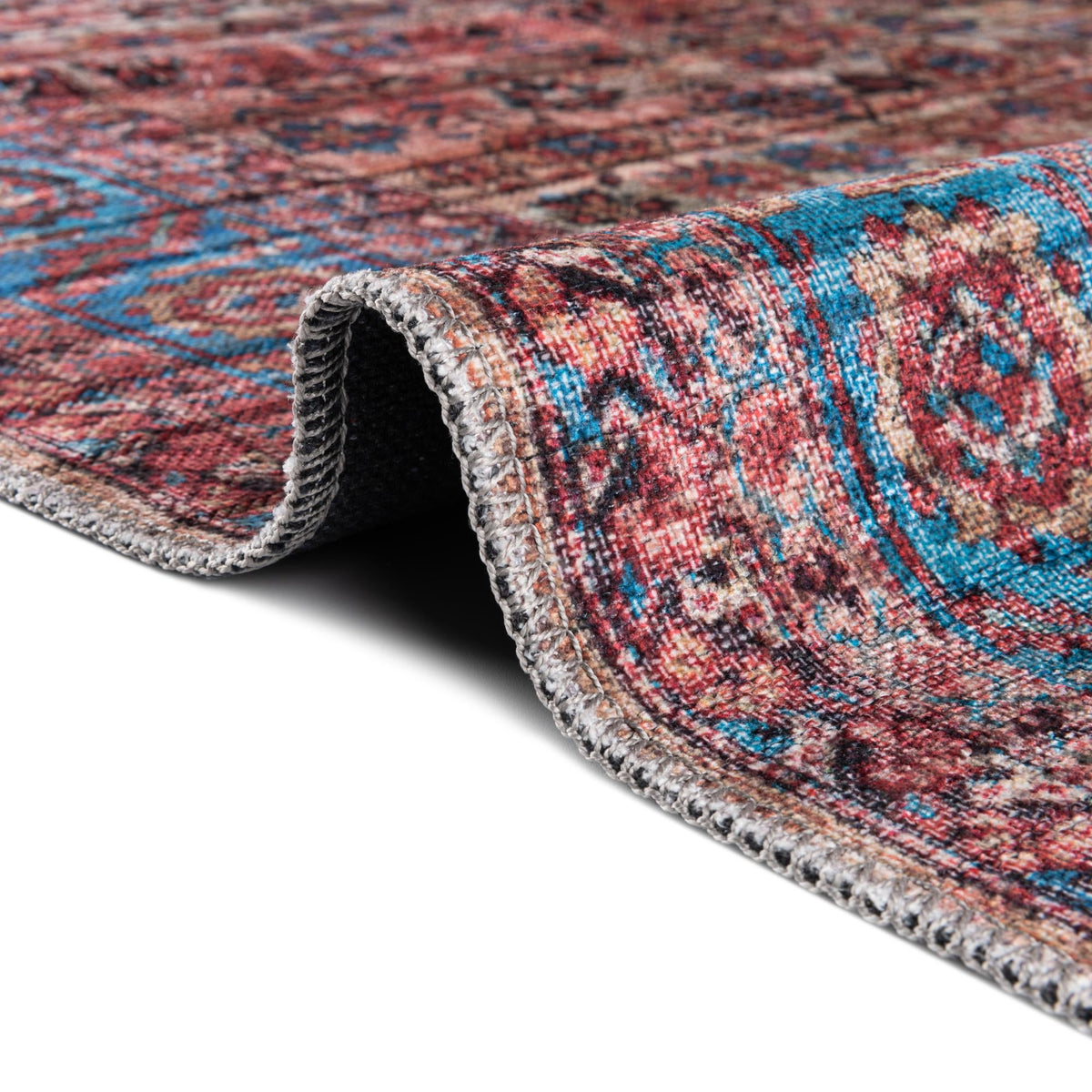 Zahara Oasis Collection Area Rug -  Meknes Rectangle Antique Pink  lifestyle 14