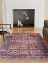 Zahara Oasis Collection Area Rug -  Meknes Rectangle Antique Pink  lifestyle 22