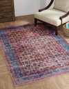 Zahara Oasis Collection Area Rug -  Meknes Rectangle Antique Pink  lifestyle 24