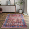 Zahara Oasis Collection Area Rug -  Meknes Rectangle Antique Pink  lifestyle 28