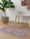 Zahara Oasis Collection Area Rug -  Meknes Rectangle Antique Pink  lifestyle 21