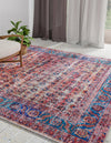 Zahara Oasis Collection Area Rug -  Meknes Square Antique Pink  lifestyle 94