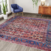 Zahara Oasis Collection Area Rug -  Meknes Square Antique Pink  lifestyle 99