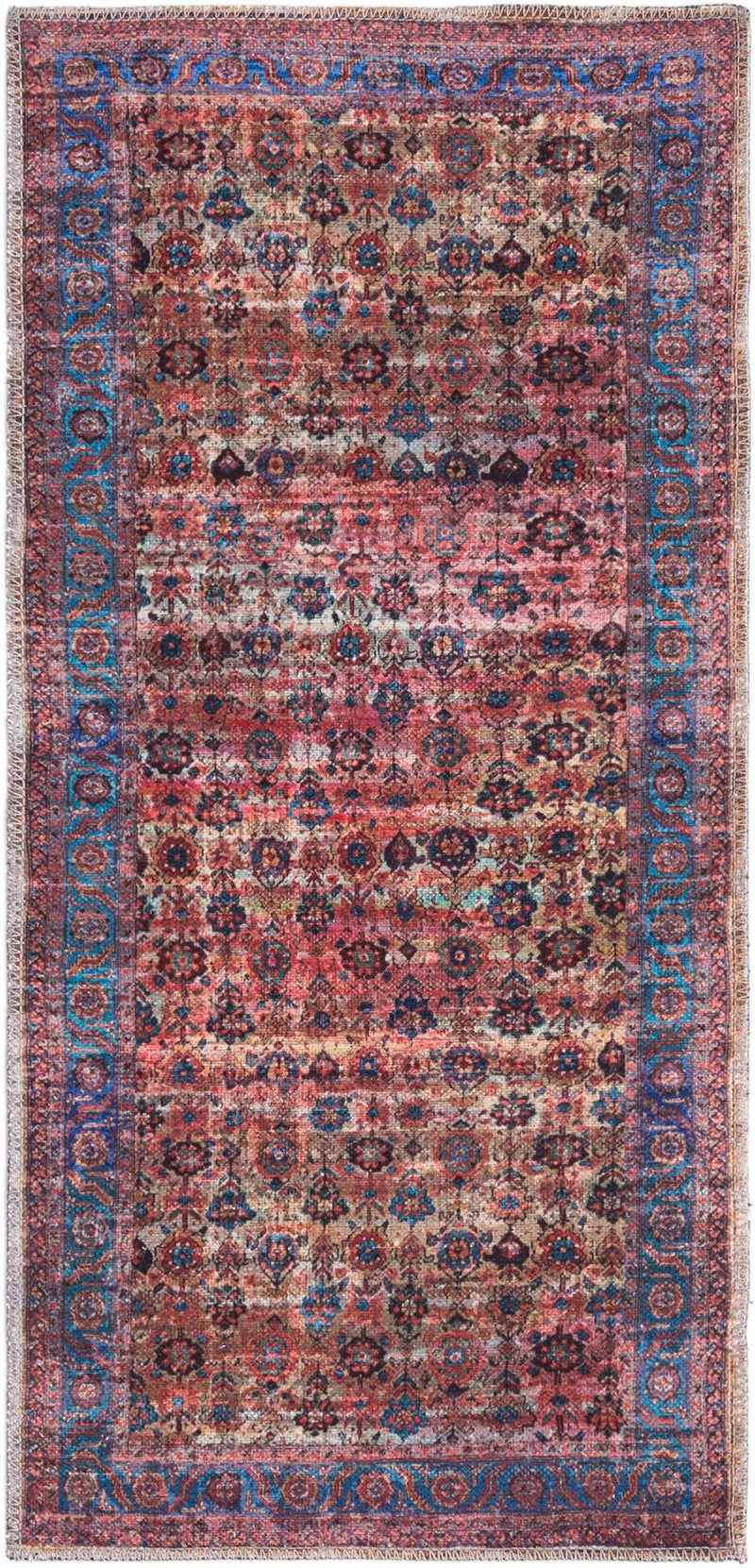 Zahara Oasis Collection Area Rug -  Meknes Runner Antique Pink  lifestyle 37