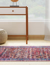 Zahara Oasis Collection Area Rug -  Meknes Runner Antique Pink  lifestyle 96