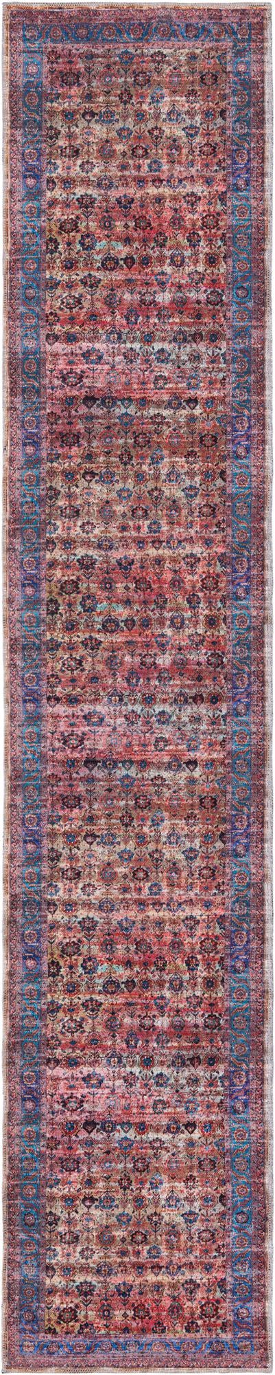 Zahara Oasis Collection Area Rug -  Meknes Runner Antique Pink  lifestyle 38
