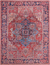 Zahara Oasis Collection Area Rug -  Essaouira Rectangle Rust Red Main