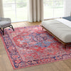 Zahara Oasis Collection Area Rug -  Essaouira Rectangle Rust Red  lifestyle 26