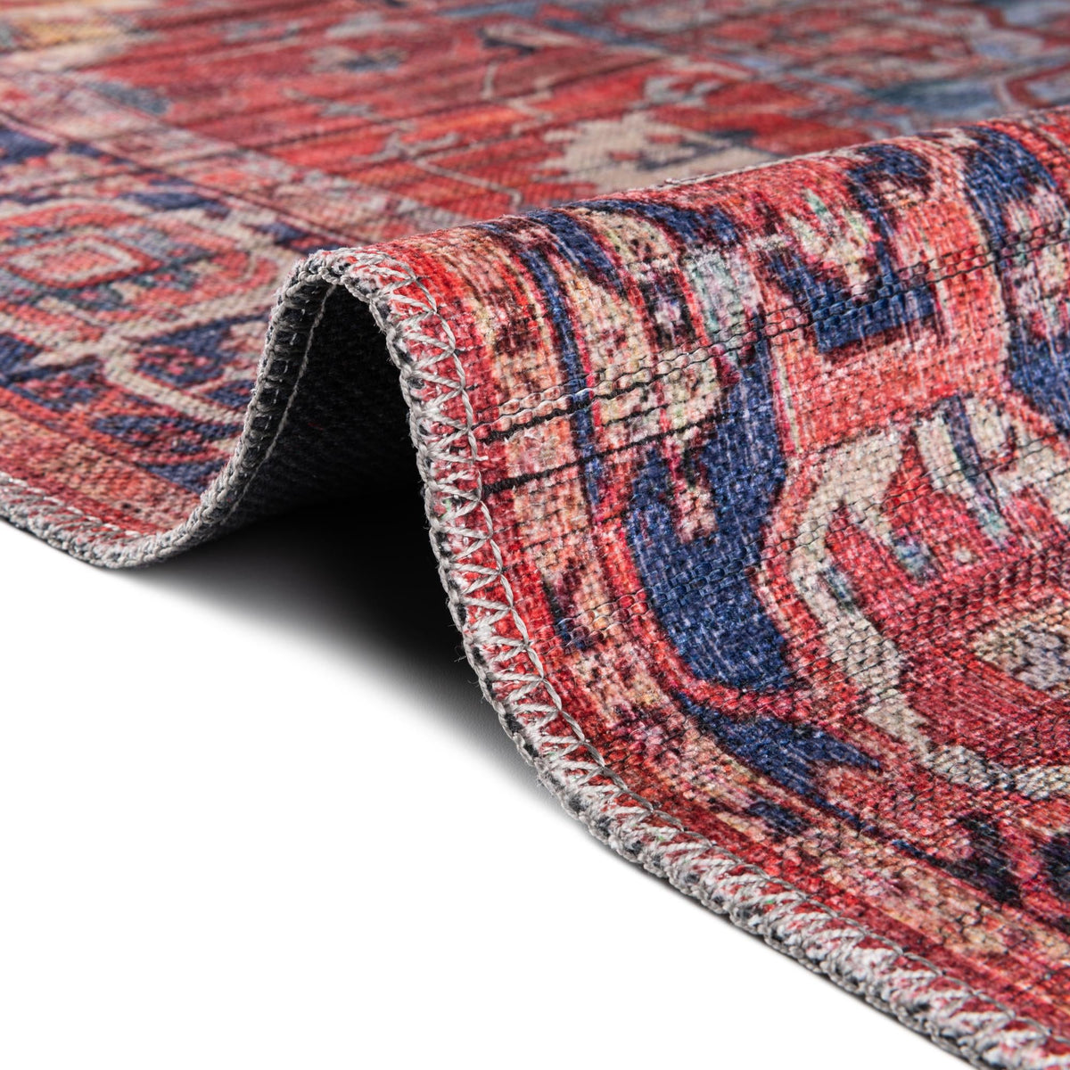 Zahara Oasis Collection Area Rug -  Essaouira Rectangle Rust Red  lifestyle 15