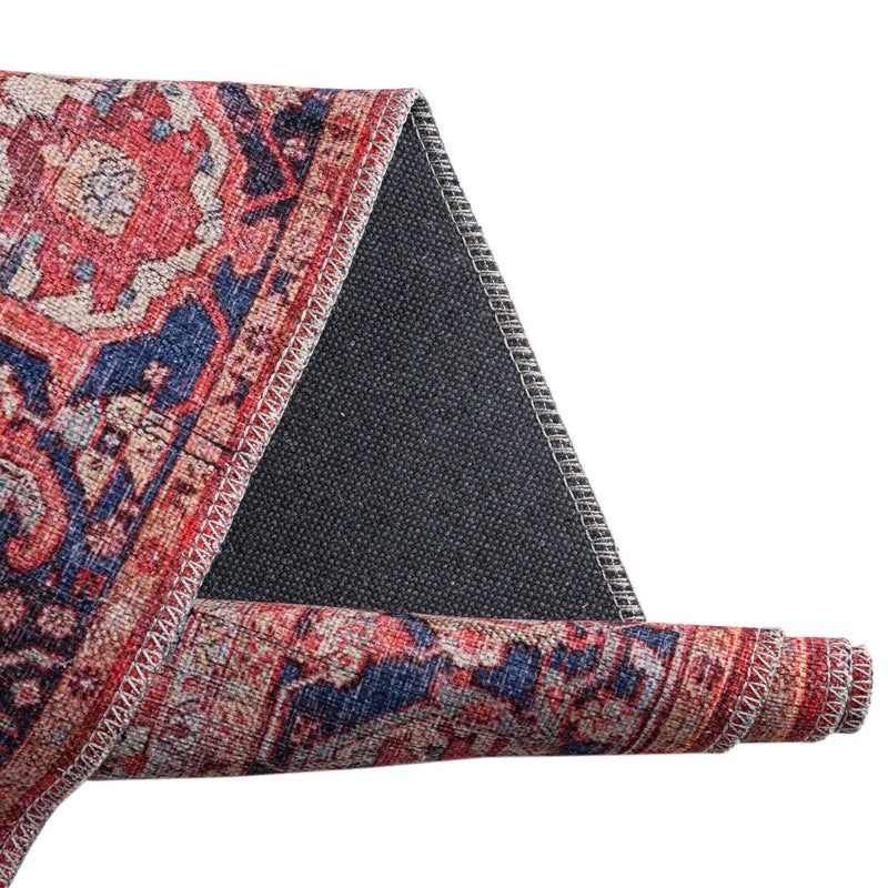 Zahara Oasis Collection Area Rug -  Essaouira Rectangle Rust Red  lifestyle 16