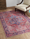 Zahara Oasis Collection Area Rug -  Essaouira Rectangle Rust Red  lifestyle 21