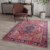 Zahara Oasis Collection Area Rug -  Essaouira Rectangle Rust Red  lifestyle 27
