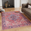 Zahara Oasis Collection Area Rug -  Essaouira Rectangle Rust Red  lifestyle 34