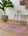 Zahara Oasis Collection Area Rug -  Essaouira Rectangle Rust Red  lifestyle 4