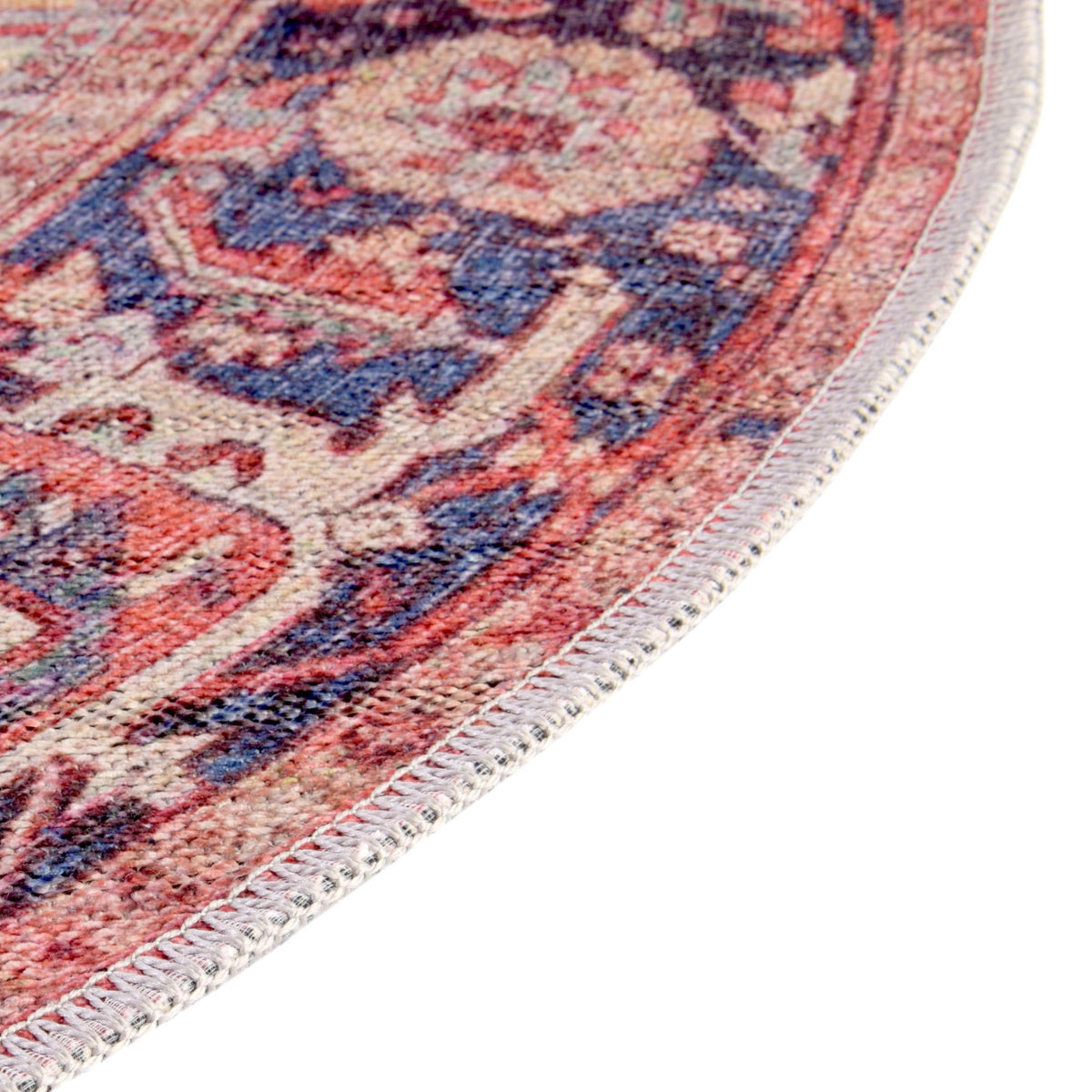 Zahara Oasis Collection Area Rug -  Essaouira Oval Rust Red  lifestyle 57