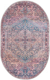 Zahara Oasis Collection Area Rug -  Agadir Oval Antique Rust Red  lifestyle 56