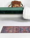 Zahara Oasis Collection Area Rug -  Agadir Runner Antique Rust Red  lifestyle 45