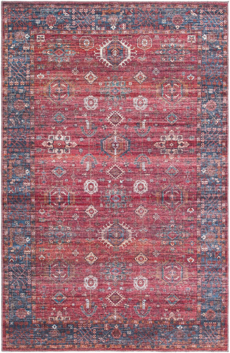Zahara Oasis Collection Area Rug -  Ouarzazate Rectangle Antique Red  lifestyle 2