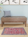 Zahara Oasis Collection Area Rug -  Ouarzazate Rectangle Antique Red  lifestyle 7
