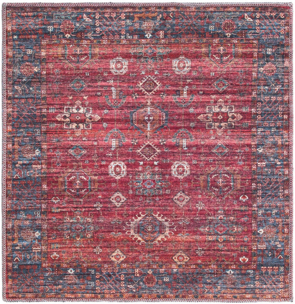 Zahara Oasis Collection Area Rug -  Ouarzazate Square Antique Red  lifestyle 35
