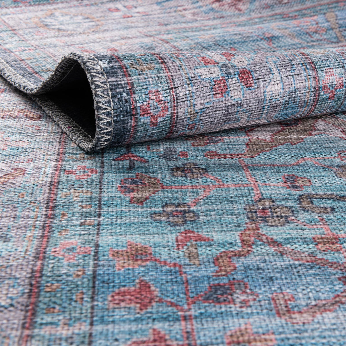 Zahara Oasis Collection Area Rug -  Marrakech Rectangle Blue  lifestyle 10