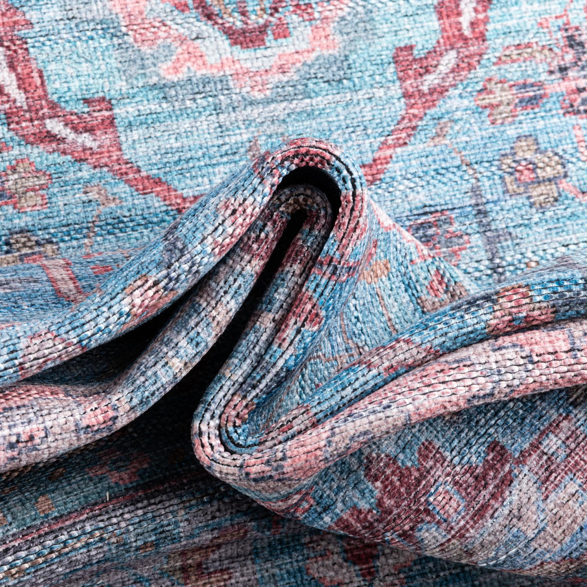 Zahara Oasis Collection Area Rug -  Marrakech Rectangle Blue  lifestyle 12
