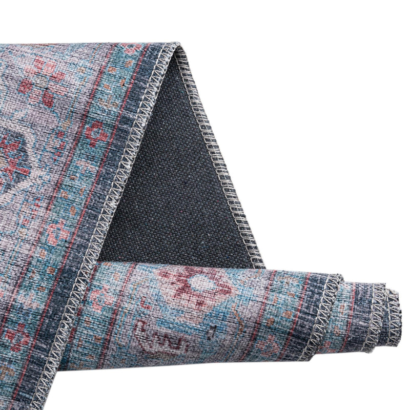 Zahara Oasis Collection Area Rug -  Marrakech Rectangle Blue  lifestyle 15