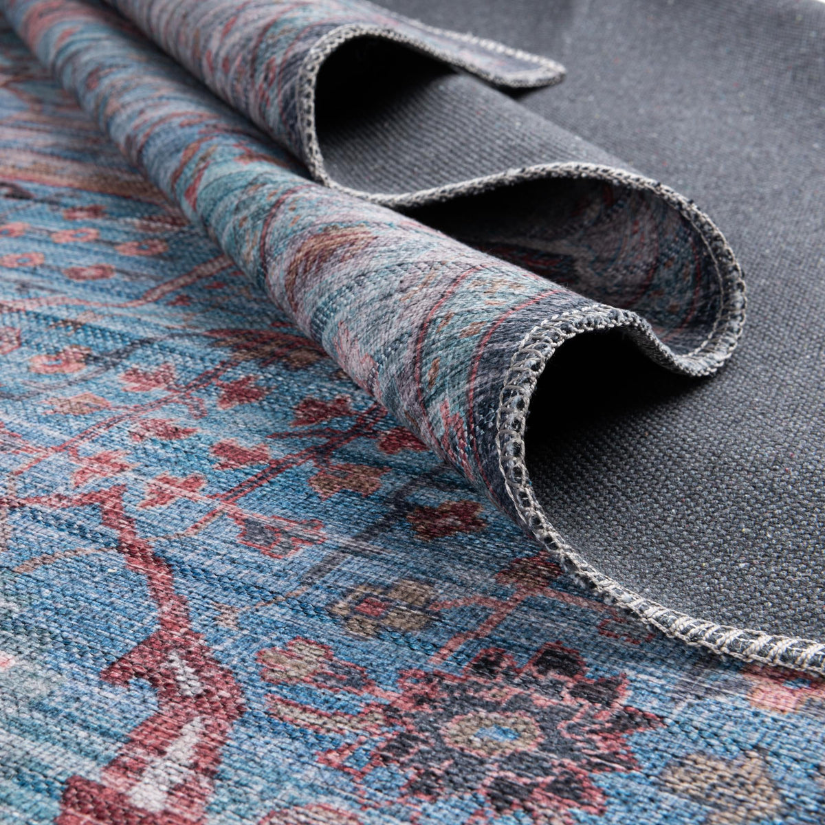 Zahara Oasis Collection Area Rug -  Marrakech Rectangle Blue  lifestyle 17