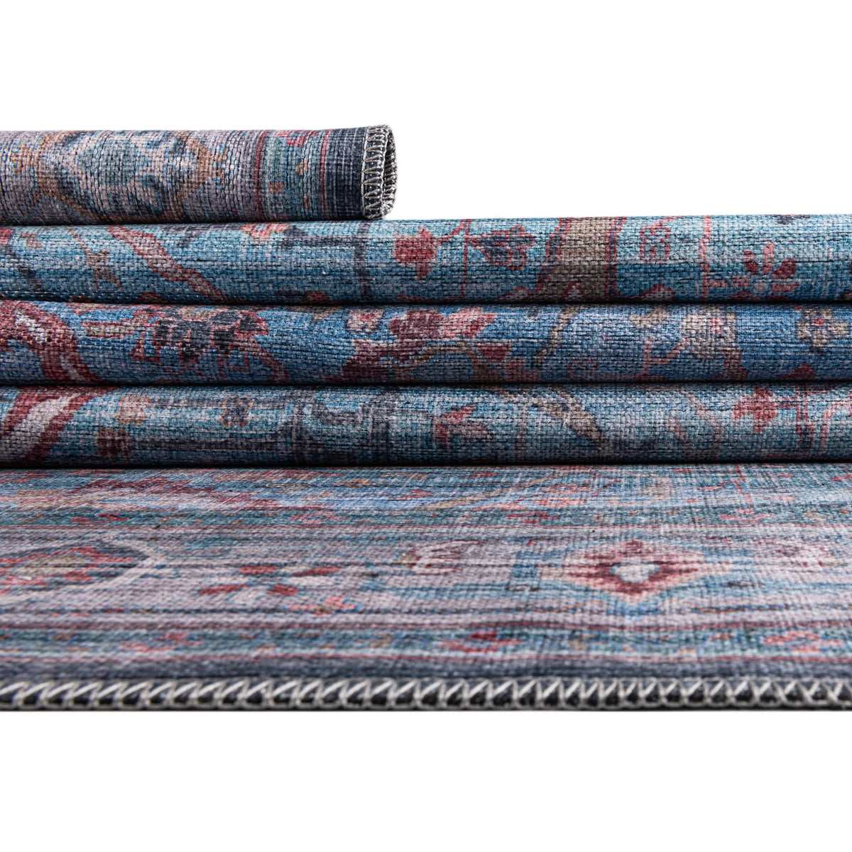 Zahara Oasis Collection Area Rug -  Marrakech Rectangle Blue  lifestyle 18