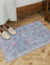 Zahara Oasis Collection Area Rug -  Marrakech Rectangle Blue  lifestyle 4
