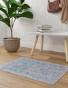 Zahara Oasis Collection Area Rug -  Marrakech Rectangle Blue  lifestyle 21