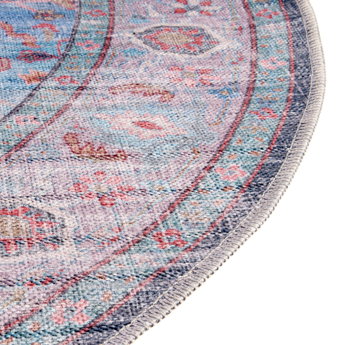 Zahara Oasis Collection Area Rug -  Marrakech Oval Blue  lifestyle 59
