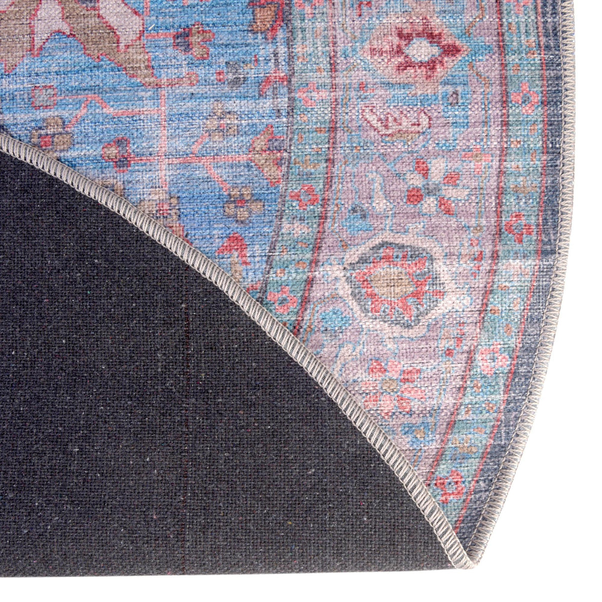 Zahara Oasis Collection Area Rug -  Marrakech Oval Blue  lifestyle 67