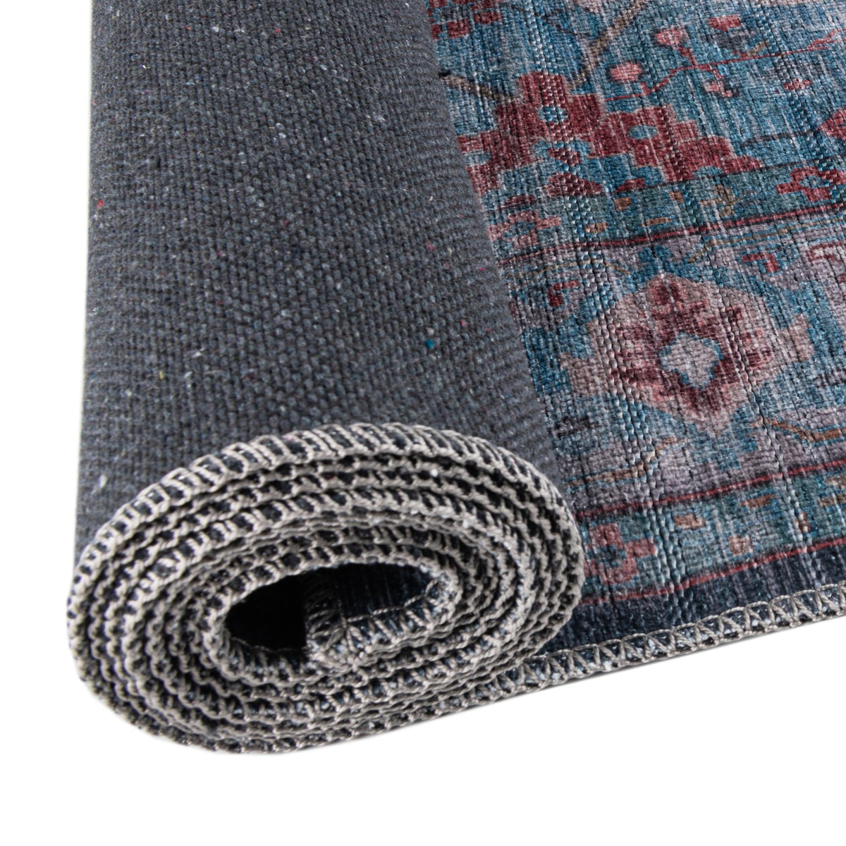 Zahara Oasis Collection Area Rug -  Marrakech Oval Blue  lifestyle 79